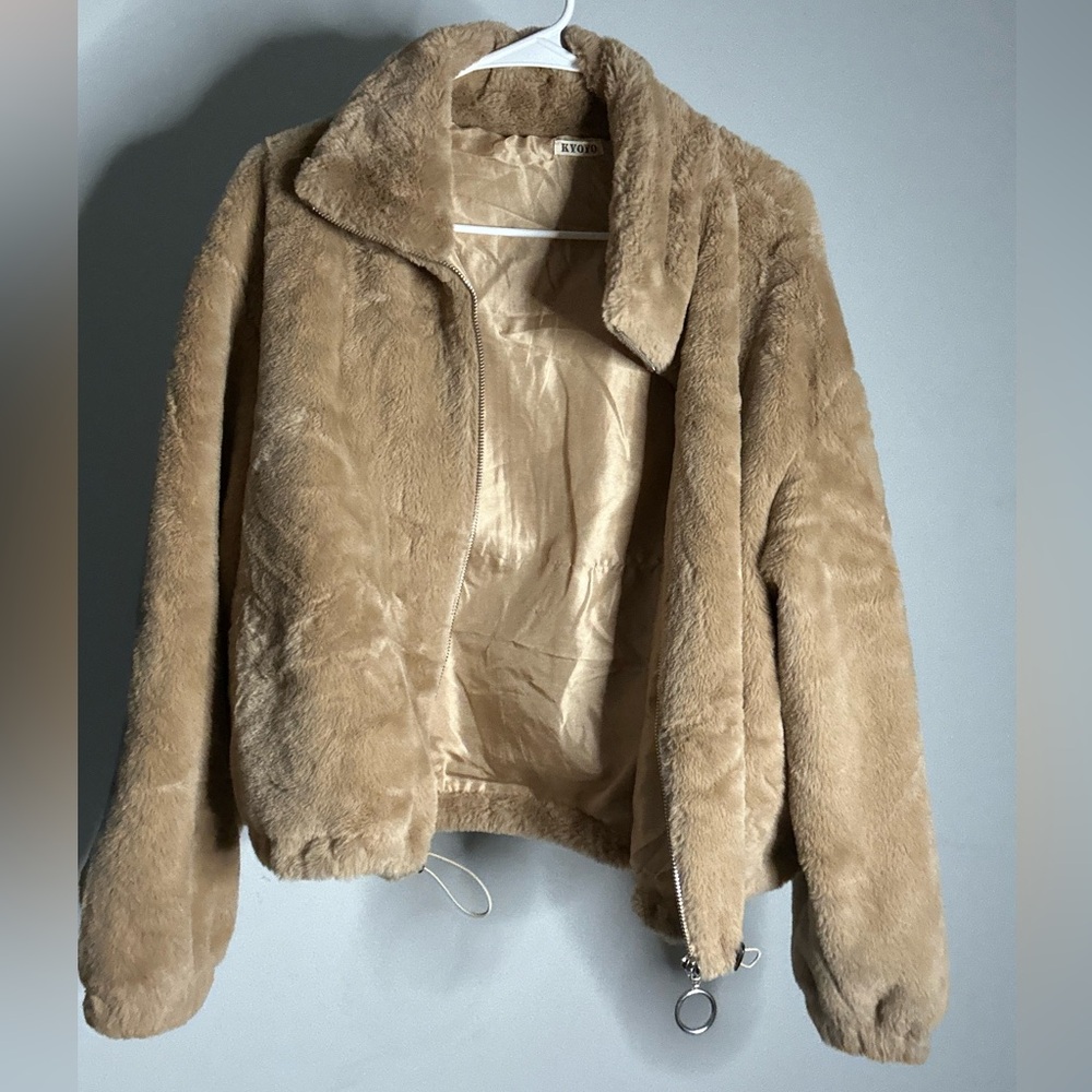 Softest Tan Fur Essential Jacket/Coat